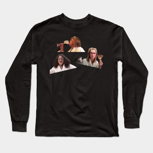 The Ladies who Lunch - Meryl Streep, Christine Baranski, Audra McDonald Long Sleeve T-Shirt by baranskini